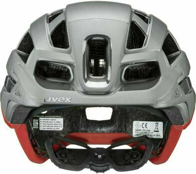 Bike Helmet UVEX Finale Light 2.0 Silver Red Matt 56-61 Bike Helmet - 3