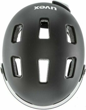 Bike Helmet UVEX Rush Visor Dark Silver Mat 55-58 Bike Helmet - 4