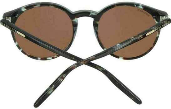 Lifestyle Glasses Serengeti Leonora Shiny Blue Tortoise/Mineral Polarized Drivers Lifestyle Glasses - 4