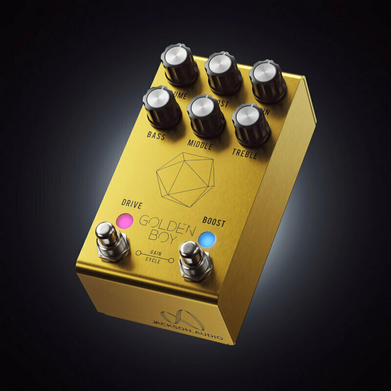 ギター JACKSON AUDIO GOLDEN BOY Golden Boy Transparent Overdrive - Joey Landreth Signature