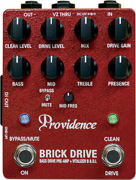 Przedwzmacniacz basowy/Wzmacniacz typu Rack Providence BDI-1 Brick Drive - 2