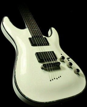 Electric guitar Schecter C1 Hellraiser White - 2