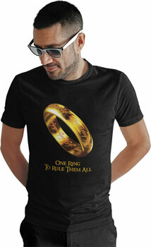 Camiseta de manga corta Lord Of The Rings Camiseta de manga corta One Ring To Rule Them All Unisex Black L - 2