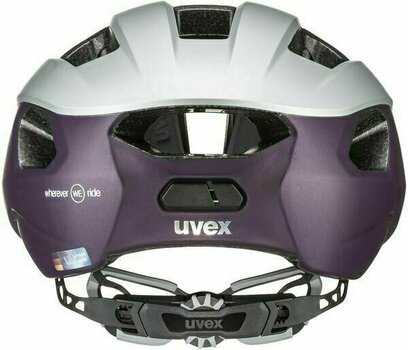Bike Helmet UVEX Rise CC Silver/Plum 52-56 Bike Helmet - 4
