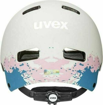 Dětská cyklistická helma UVEX Kid 3 CC Grey/Grapefruit Mat 51-55 Dětská cyklistická helma - 4