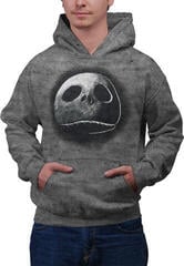 Luvtröja The Nightmare Before Christmas Sketch Face Grey - 1