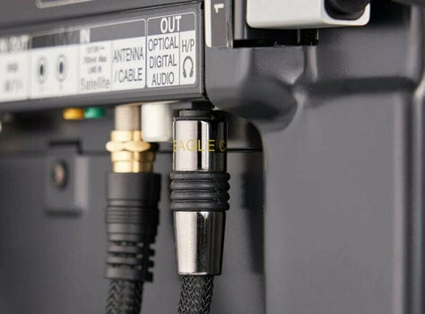 Hi-Fi optische kabel Eagle Cable Deluxe II Optical 0,75 m Zwart Hi-Fi optische kabel - 3