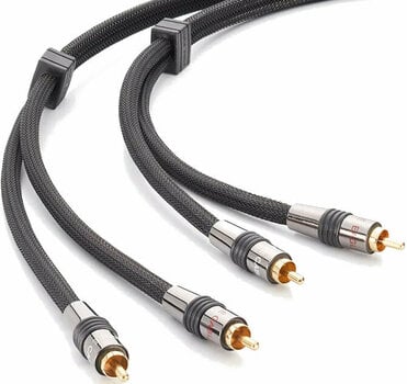 Cablu Hi-Fi audio Eagle Cable Deluxe II Stereophone 1,5 m Negru Cablu Hi-Fi audio - 2
