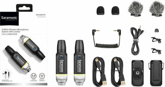 Безжична аудио Saramonic Blink 800 B1 5.8GHz Безжична аудио - 7