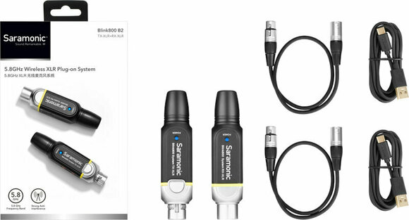 Безжична аудио Saramonic Blink 800 B2 5.8GHz Безжична аудио - 5
