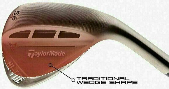 Golf palica - wedge TaylorMade Hi-Toe Raw Single Bend Wedge 54-10 LH - 7