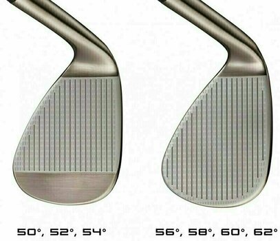 Golf palica - wedge TaylorMade Hi-Toe Raw Single Bend Wedge 54-10 LH - 8