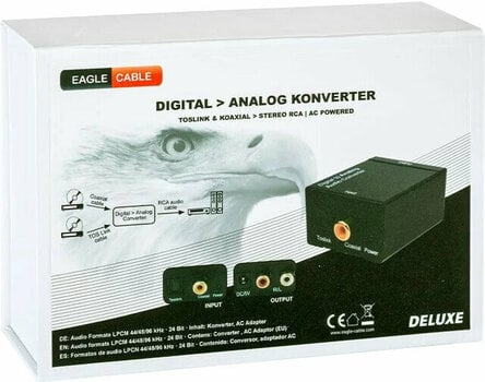 Hi-Fi vmesnik DAC in ADC Eagle Cable DAC - 4
