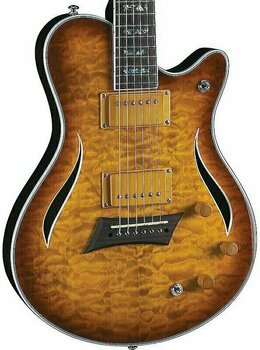 Polu-akustična gitara Michael Kelly Hybrid Special Quilt Honey Burst - 4