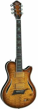 Polu-akustična gitara Michael Kelly Hybrid Special Quilt Honey Burst - 7