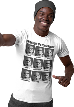 Majica Star Wars Expressions Of Stormtrooper White L Majica - 2