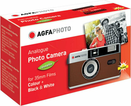 Klasyczny aparat AgfaPhoto Reusable 35mm Brown - 2