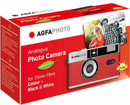 Aparat de fotografiat clasic AgfaPhoto Reusable 35mm Red - 2