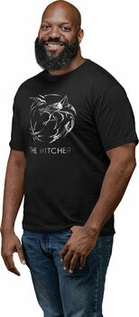 Tricou Witcher Silver Ink Logo Black 2XL Tricou - 2