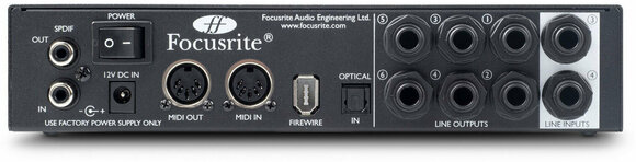 Interface de áudio FireWire Focusrite Saffire PRO 24 - 4