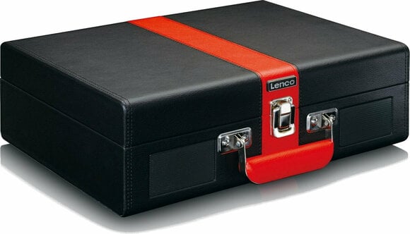 Tragbare Plattenspieler Lenco TT-110BKRD Rot - 5