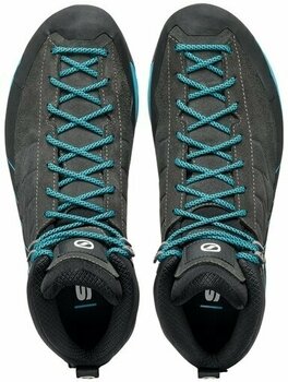 Mens Outdoor Shoes Scarpa Mescalito Mid GTX Shark/Azure 41,5 Mens Outdoor Shoes - 6