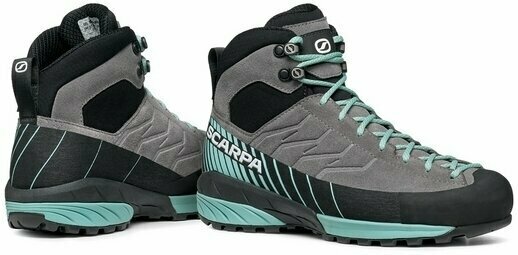 Dámske outdoorové topánky Scarpa Mescalito Mid GTX Midgray/Aqua 37,5 Dámske outdoorové topánky - 7