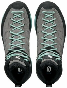 Дамски обувки за трекинг Scarpa Mescalito Mid GTX Midgray/Aqua 38,5 Дамски обувки за трекинг - 6