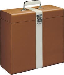 Koffer für LP-Platten Lenco TTA-301 Hülle für LP-Schallplatten Brown - 1
