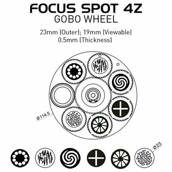 Bevægeligt hoved ADJ Focus Spot 4Z Bevægeligt hoved - 9