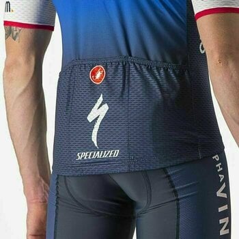 Cycling jersey Castelli Quick-Step Alpha Vinyl 2022 Competizione Jersey Belgian Blue/White XL - 3