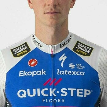Cycling jersey Castelli Quick-Step Alpha Vinyl 2022 Competizione Jersey Belgian Blue/White XL - 5