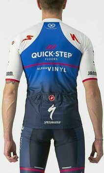 Maglietta ciclismo Castelli Quick-Step Alpha Vinyl 2022 Competizione Jersey Maglia Belgian Blue/White 2XL - 2