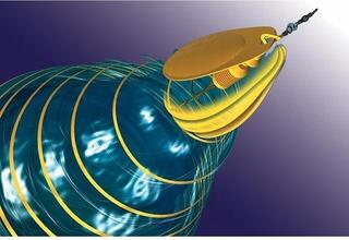 Spinner / Spoon DAM Fluo Spinner Gold Prisma - 1
