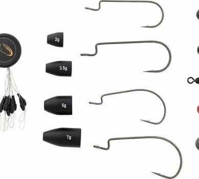 Fishing Hook Savage Gear T & C Rigging Kit 2 g-3,5 g-5 g-7 g # 1/0-# 3/0-# 5/0 - 2