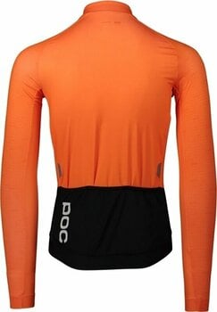 Cykeltrøje POC Essential Road LS Jersey Jersey Zink Orange XL - 2