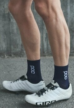 Cycling Socks POC Essential Road Short Sock Turmaline Navy M Cycling Socks - 3