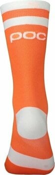Cycling Socks POC Lure MTB Long Sock Zink Orange/Hydrogen White L Cycling Socks - 2