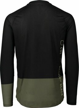 Cykeltrøje POC MTB Pure LS Jersey Jersey Uranium Black/Epidote Green S - 2