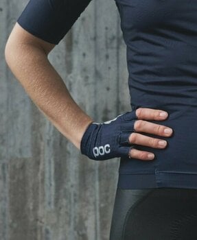 Cyklistické rukavice POC Agile Short Glove Turmaline Navy S Cyklistické rukavice - 2