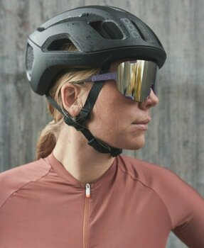 Cycling Glasses POC Devour Sapphire Purple Translucent/Clarity Road Silver Cycling Glasses - 6