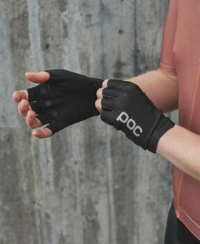 Kolesarske rokavice POC Agile Short Glove Uranium Black L Kolesarske rokavice - 3