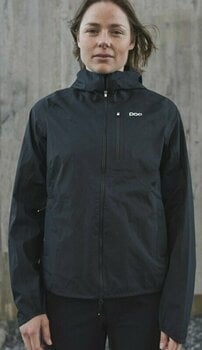 Biciklistička jakna, prsluk POC Motion Rain Women's Jacket Uranium Black S Jakna - 9