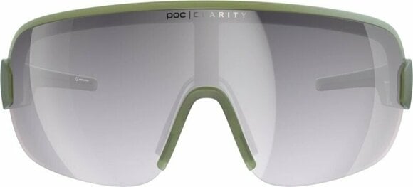 Gafas de ciclismo POC Aim Epidote Green Translucent/Clarity Road Silver Gafas de ciclismo - 2