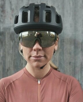 Óculos de ciclismo POC Aim Epidote Green Translucent/Clarity Road Silver Óculos de ciclismo - 5