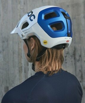 Cykelhjelm POC Tectal Race MIPS Hydrogen White/Opal Blue Metallic/Matt 59-62 Cykelhjelm - 6