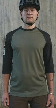 Cykeltrøje POC MTB Pure 3/4 Jersey Jersey Epidote Green/Uranium Black L - 4