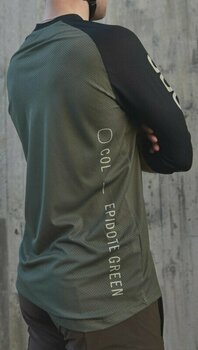 Cykeltrøje POC MTB Pure 3/4 Jersey Jersey Epidote Green/Uranium Black L - 6