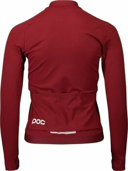 Odzież kolarska / koszulka POC Ambient Thermal Women's Jersey Golf Garnet Red XS - 2