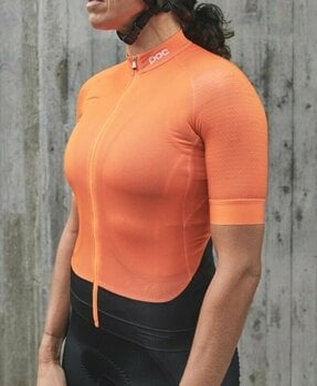 Cykeltrøje POC Essential Road Women's Jersey Jersey Zink Orange S - 4